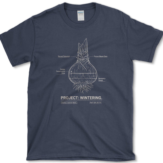Project Wintering T-Shirt Essential Tees / S / Navy Physical Item