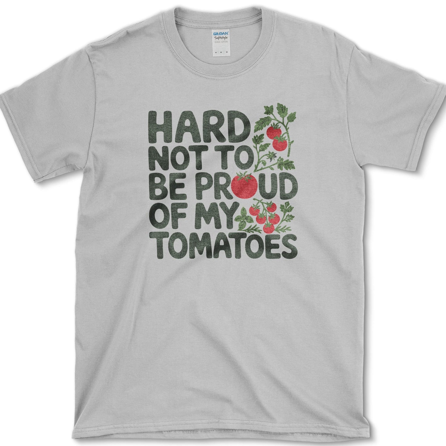 Proud of My Tomatoes T-Shirt S / Sport Grey Essential Tees