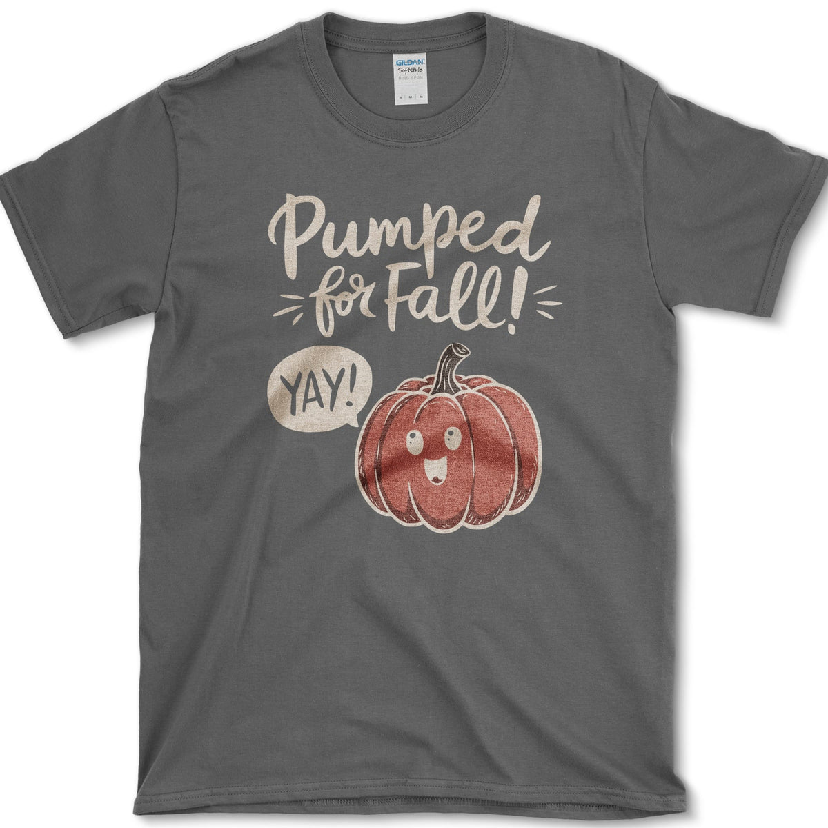 Pumped For Fall T-Shirt Dark Heather / S Essential Tees