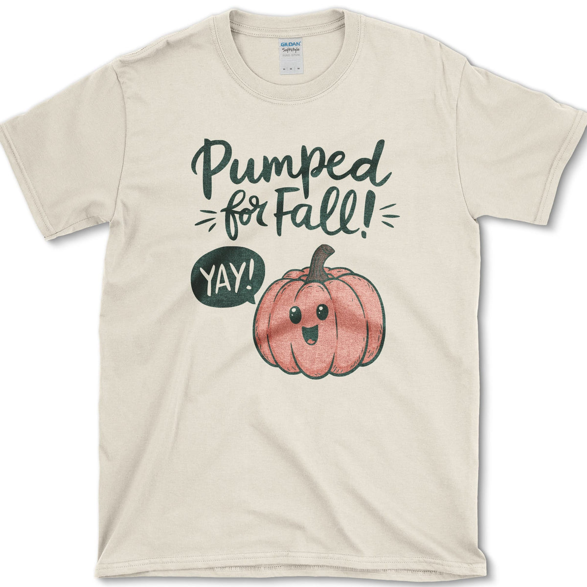 Pumped For Fall T-Shirt Natural / S Essential Tees