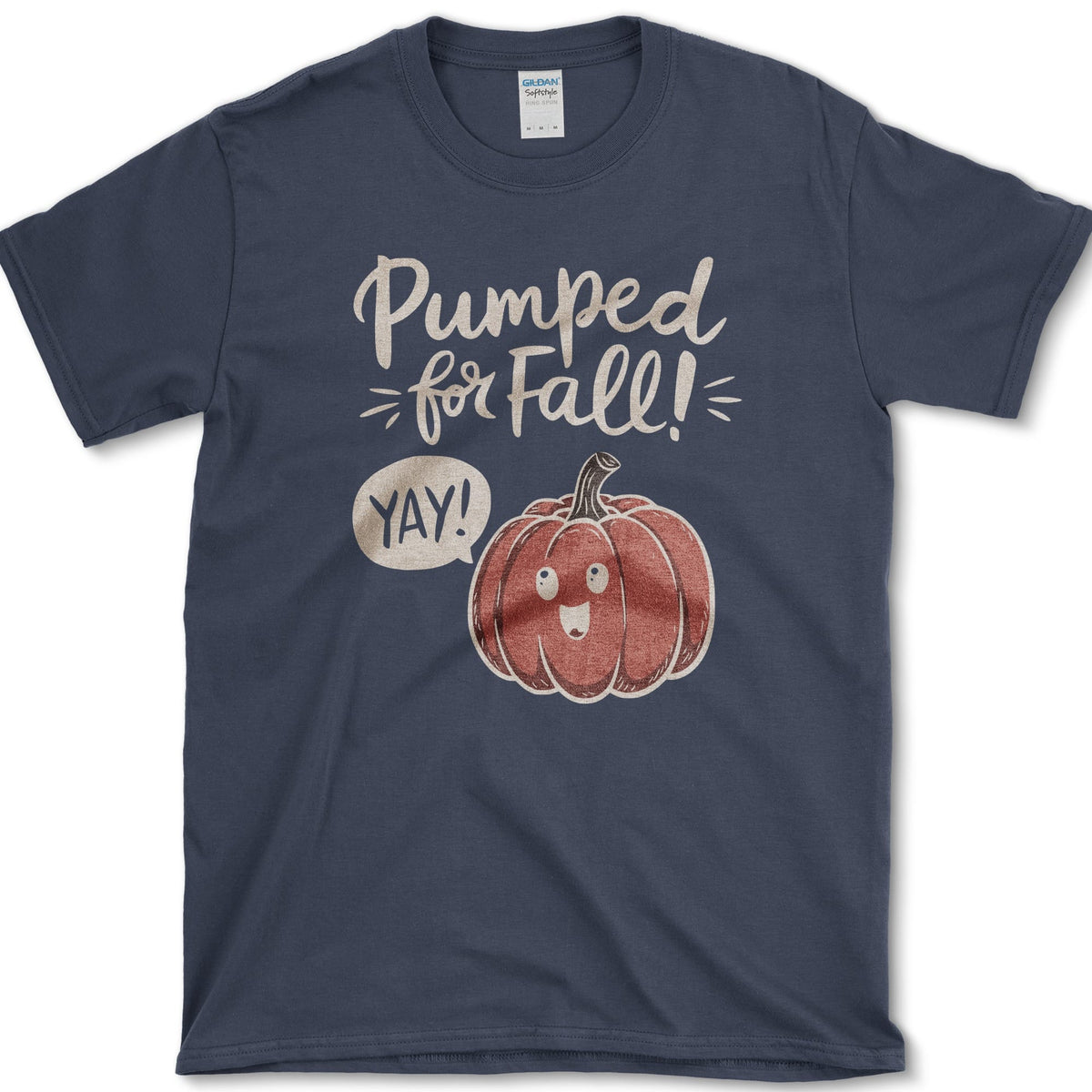 Pumped For Fall T-Shirt Navy / S Essential Tees