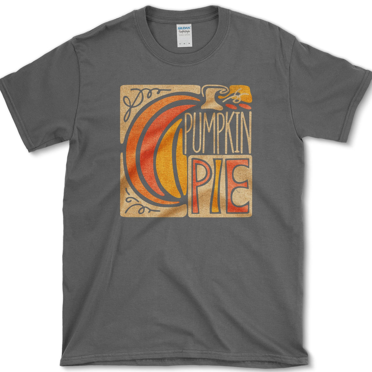 Pumpkin Pie T-Shirt Dark Heather / S Essential Tees
