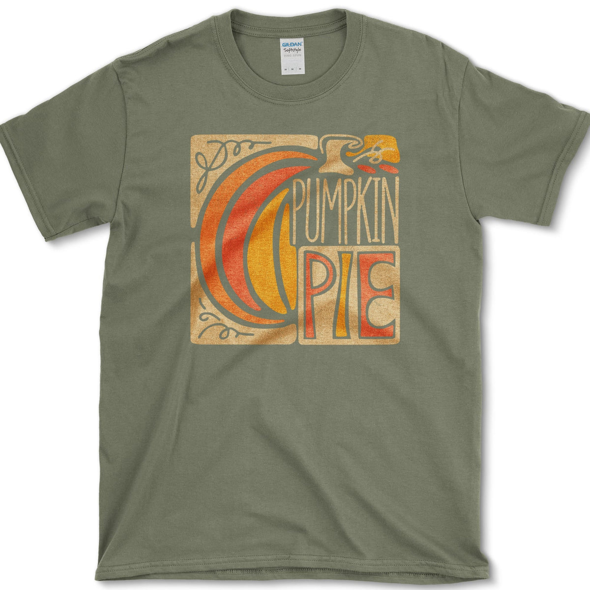 Pumpkin Pie T-Shirt Military Green / S Essential Tees