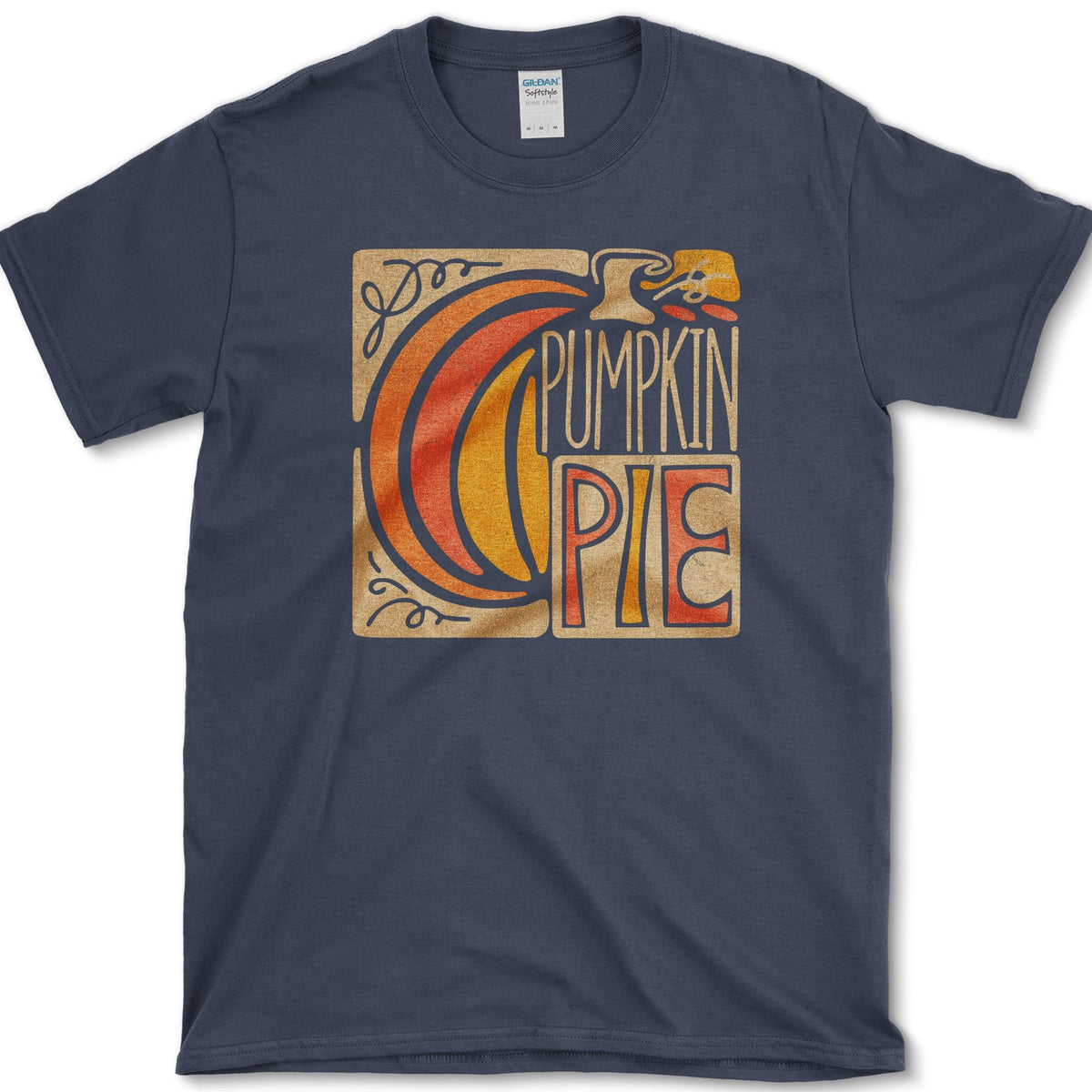 Pumpkin Pie T-Shirt Navy / S Essential Tees