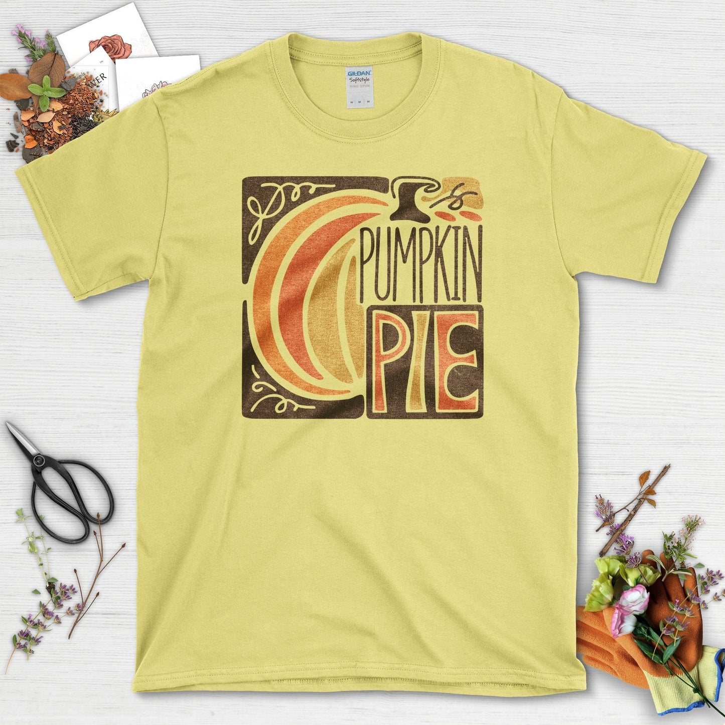 Pumpkin Pie T-Shirt T-Shirts / S / Cornsilk Physical Item