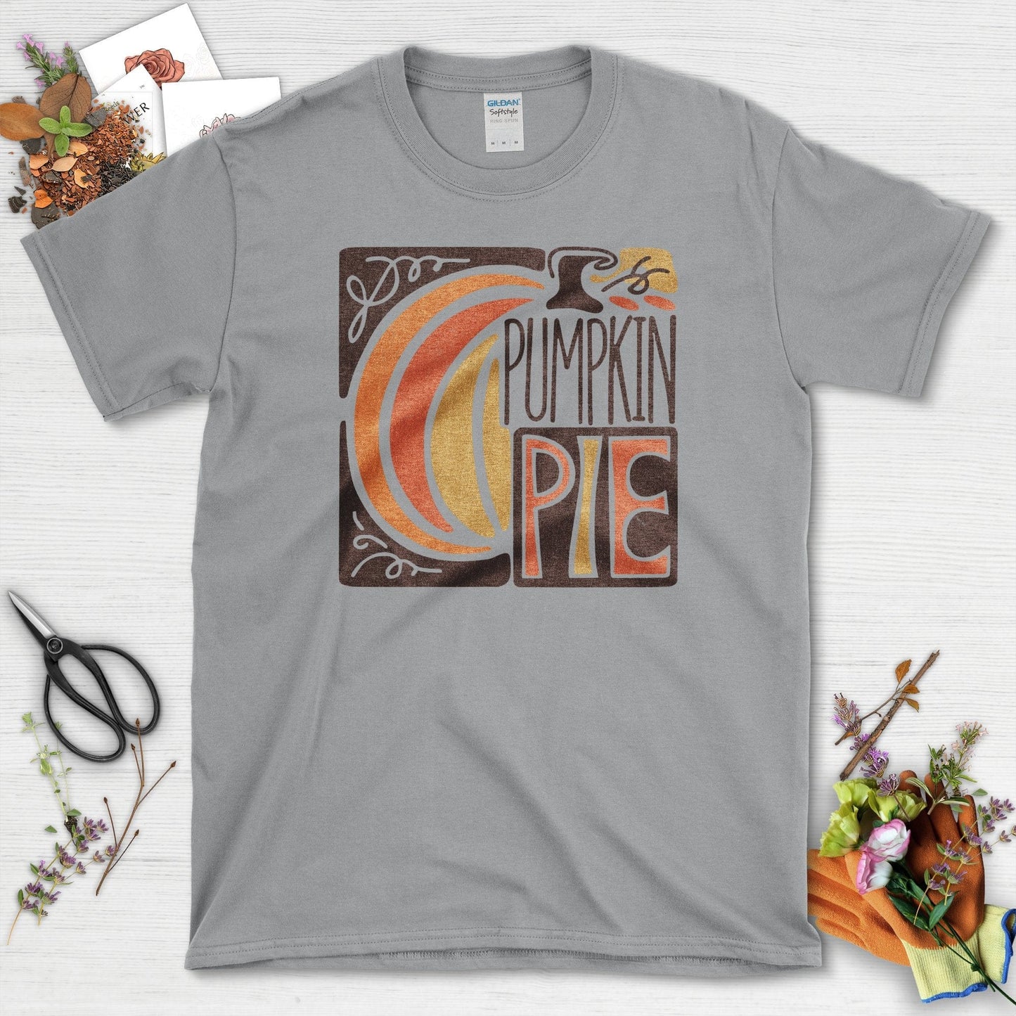 Pumpkin Pie T-Shirt T-Shirts / S / Sport Grey Physical Item