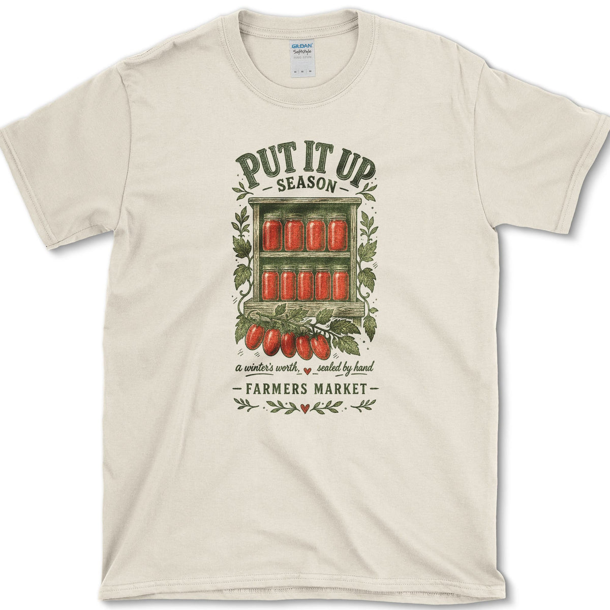 Put It Up T-Shirt S / Natural Essential Tees
