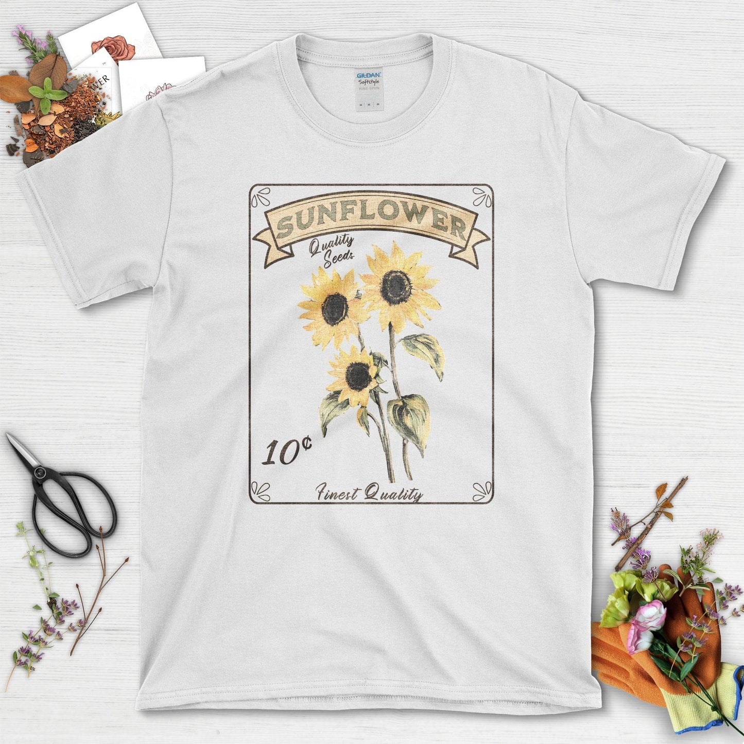 Quality Sunflower Seeds T-Shirt White / S T-Shirt