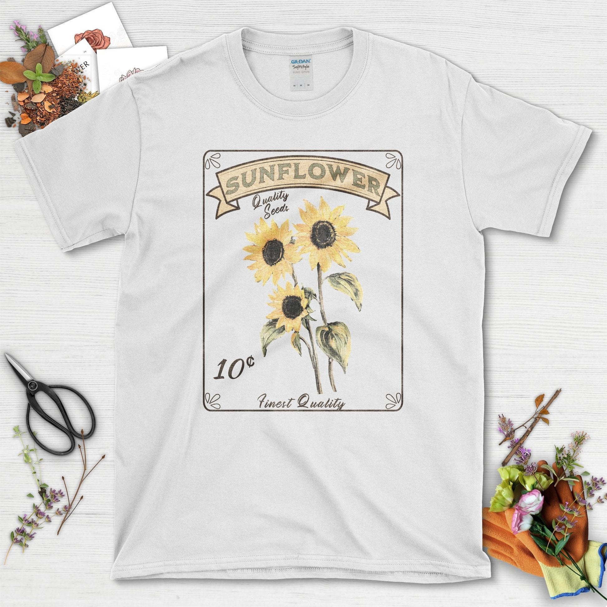 Quality Sunflower Seeds T-Shirt White / S T-Shirt