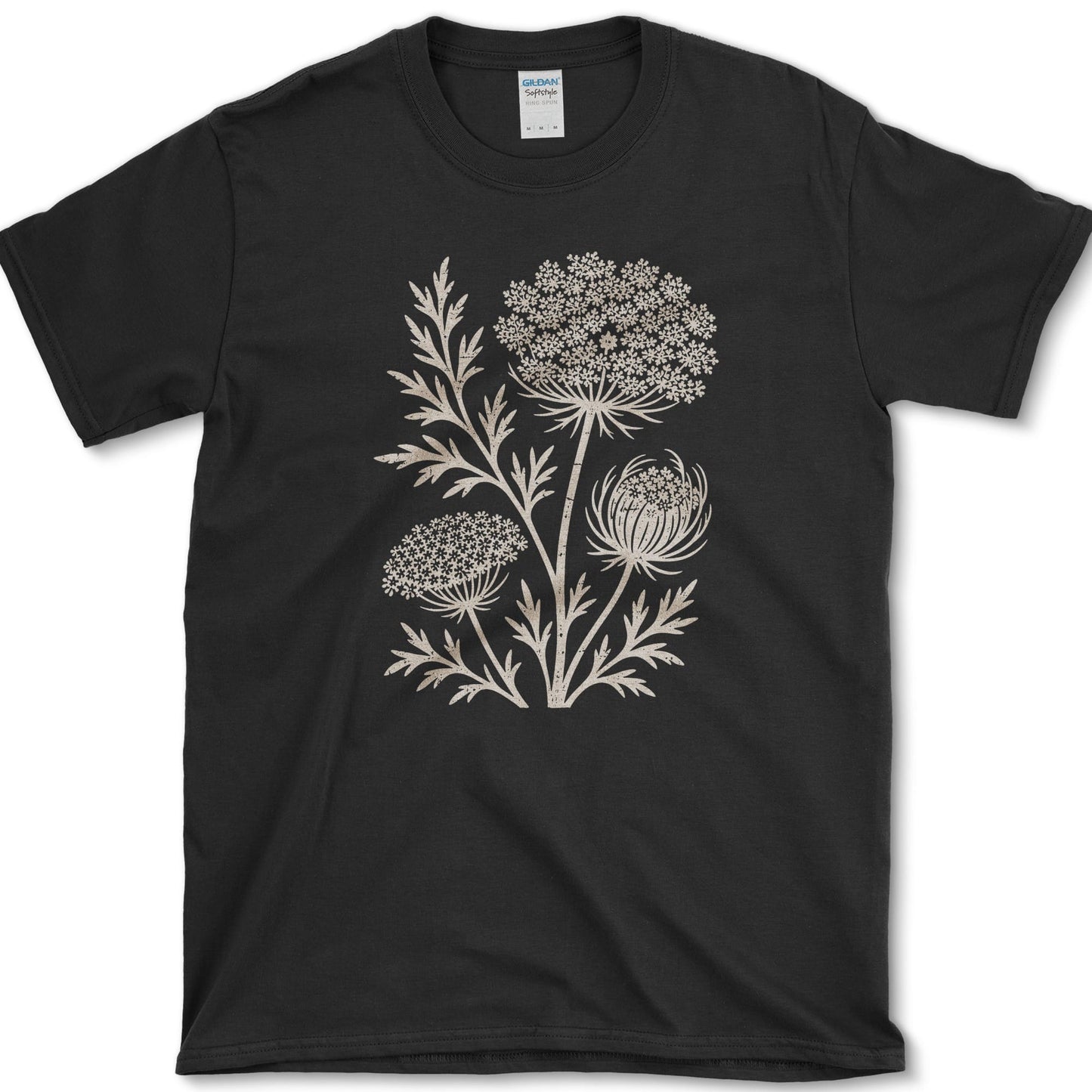 Queen Anne's Lace T-Shirt S / Black Essential Tees