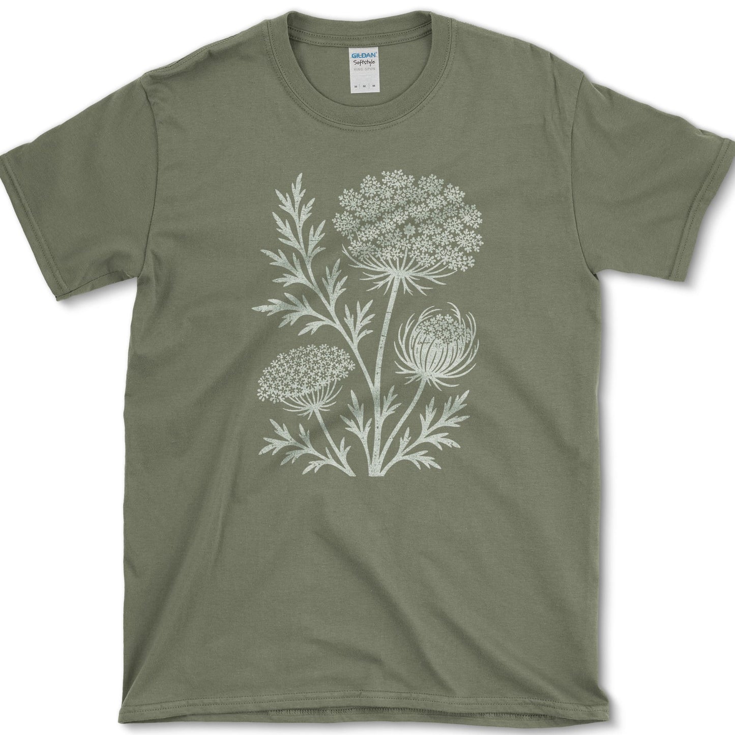 Queen Anne's Lace T-Shirt S / Military Green Essential Tees