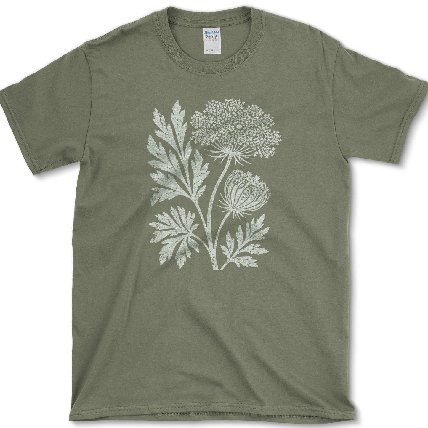 Queen Anne's Lace T-Shirt S / Military Green Essential Tees