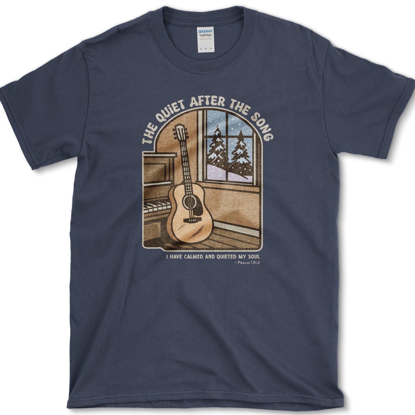 Quiet After the Song T-Shirt Essential Tees / S / Navy Physical Item