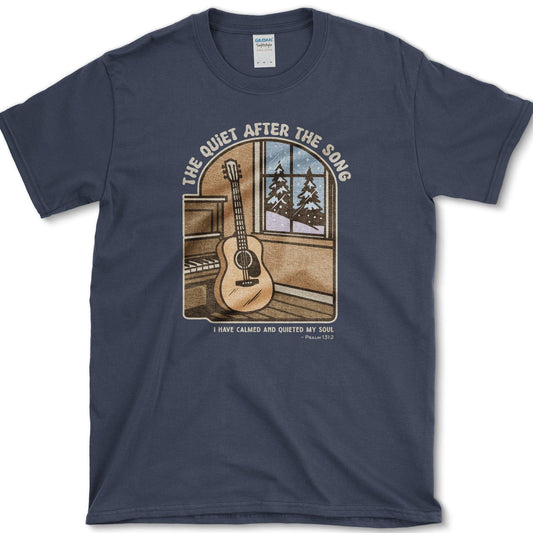 Quiet After the Song T-Shirt Essential Tees / S / Navy Physical Item