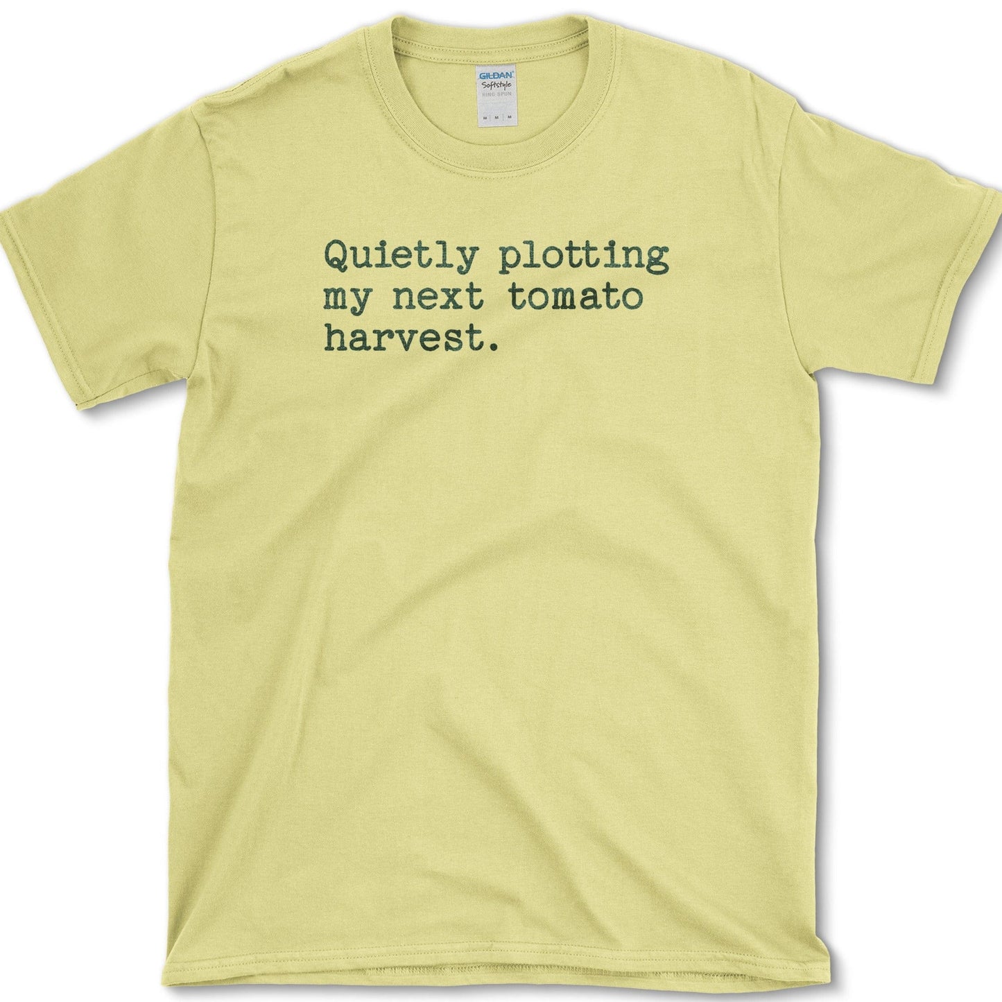 Quietly Plotting Tomato Harvest T-Shirt Cornsilk / S Essential Tees