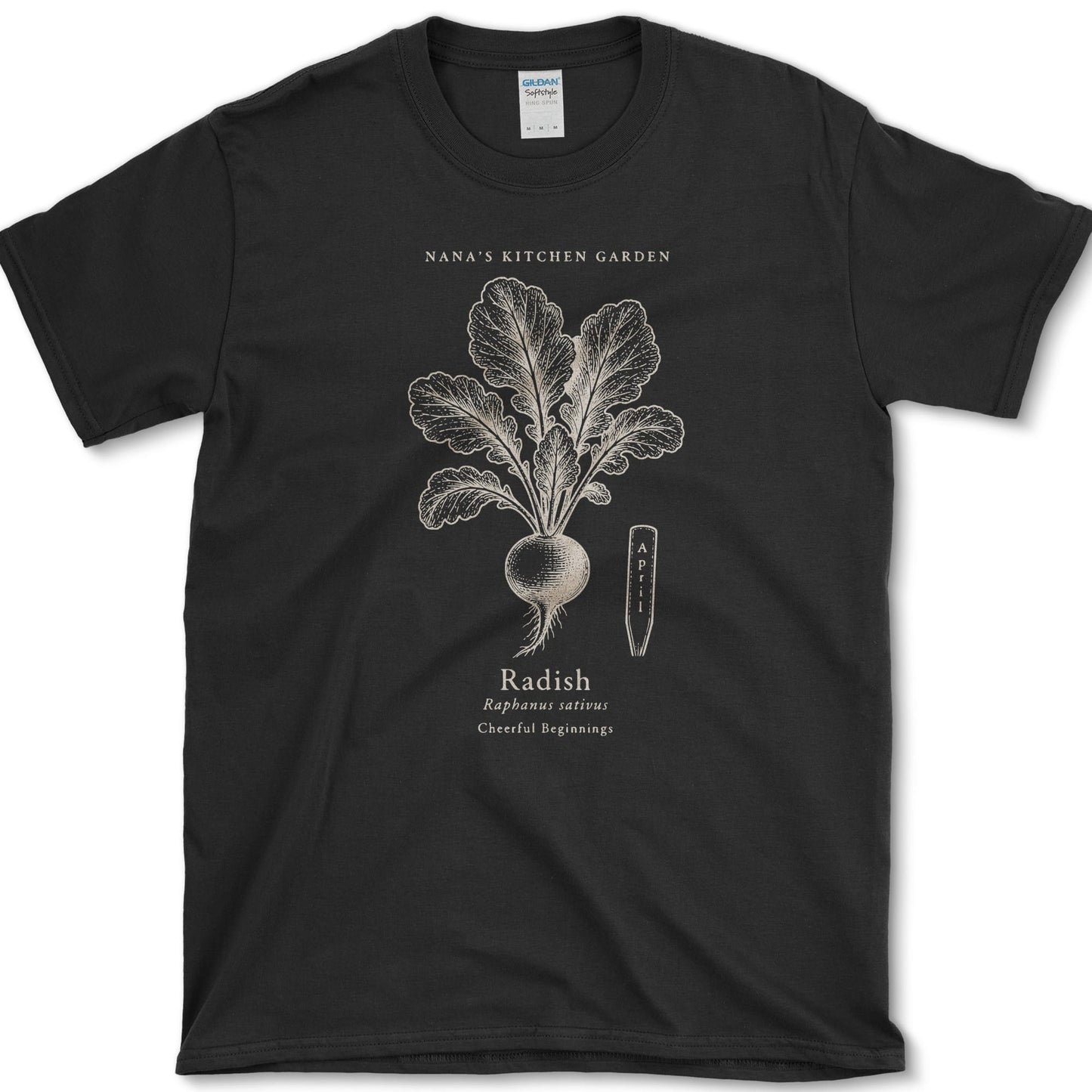 Radish T-Shirt S / Black Essential Tees
