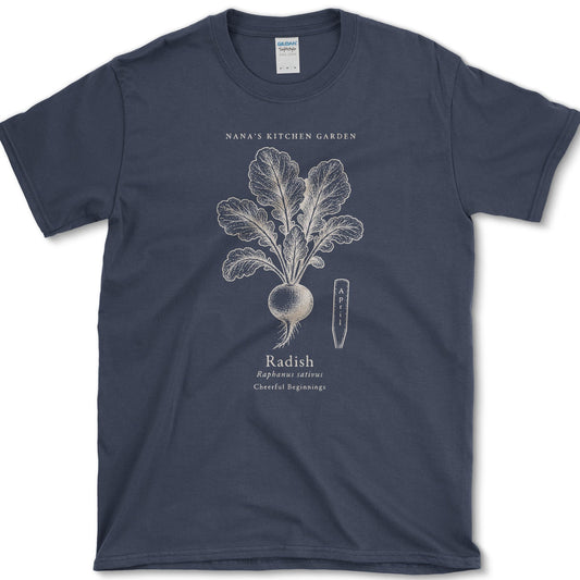 Radish T-Shirt S / Navy Essential Tees
