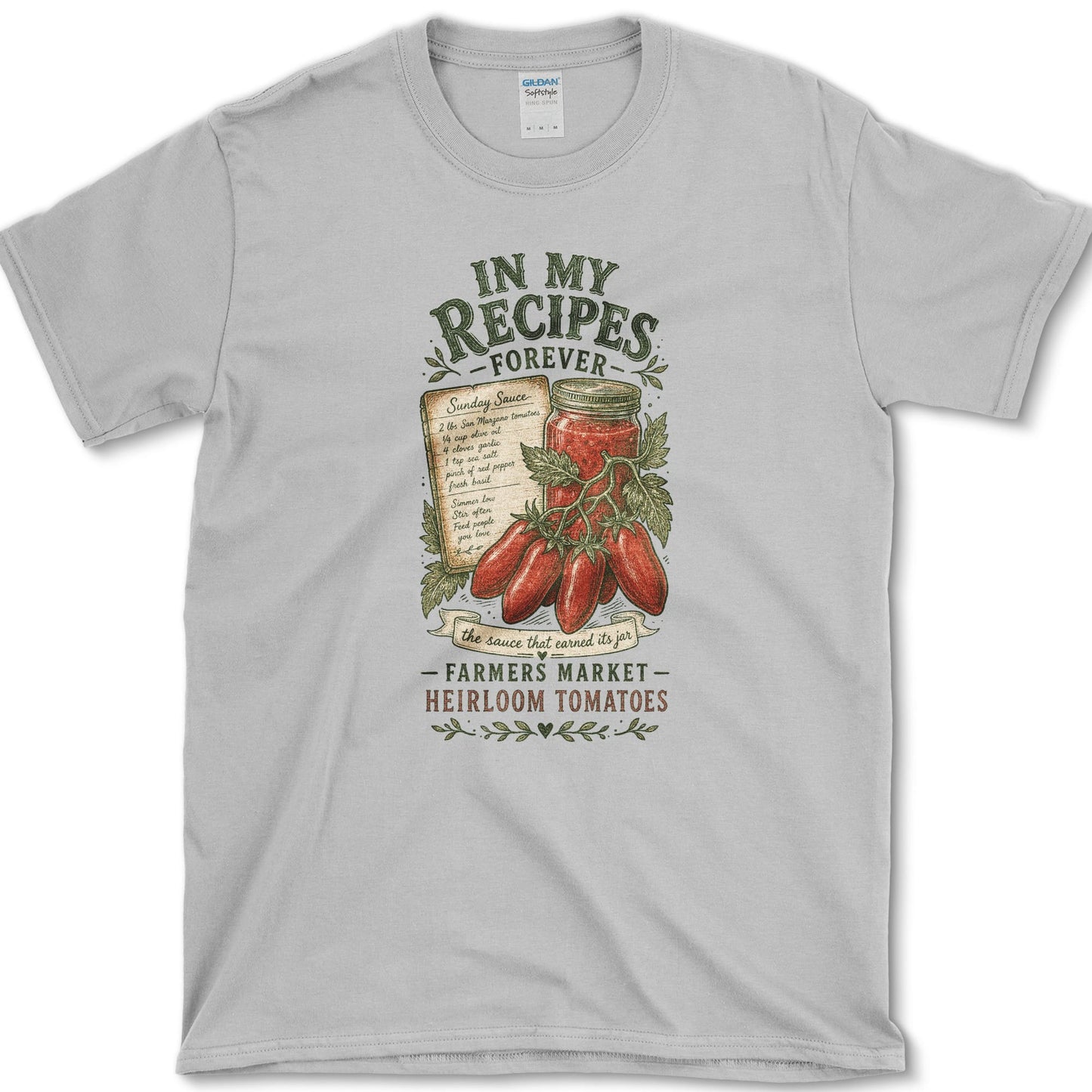 Recipes Forever T-Shirt S / Sport Grey Essential Tees