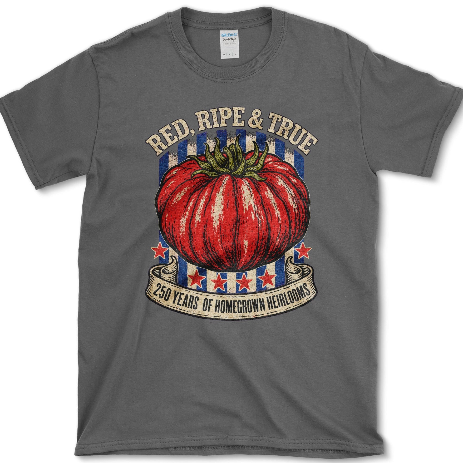 Red Ripe And True T-Shirt S / Dark Heather Essential Tees