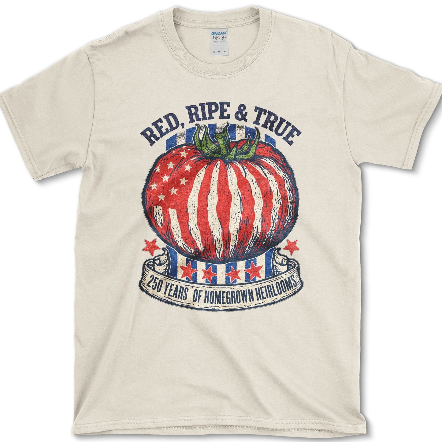 Red Ripe And True T-Shirt S / Natural Essential Tees