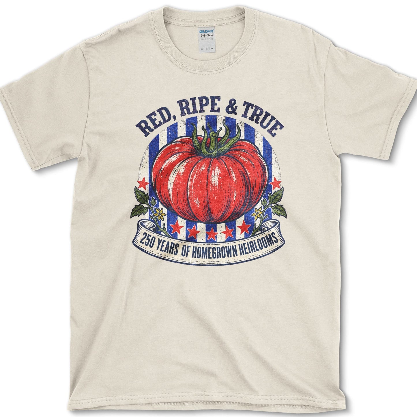 Red Ripe And True T-Shirt S / Natural Essential Tees