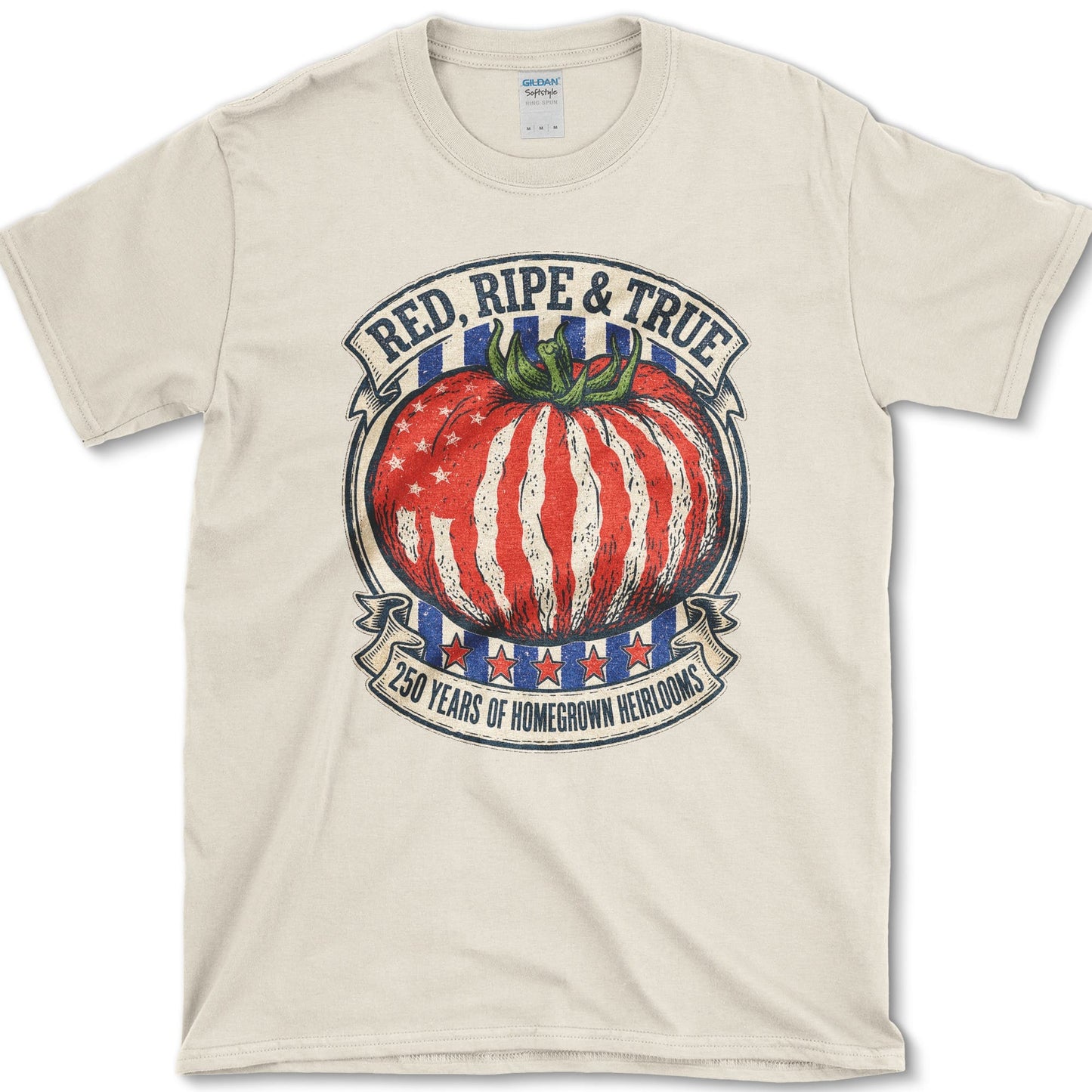 Red Ripe And True T-Shirt S / Natural Essential Tees