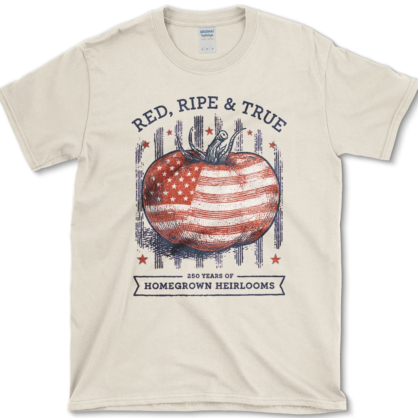 Red Ripe And True T-Shirt S / Natural Essential Tees