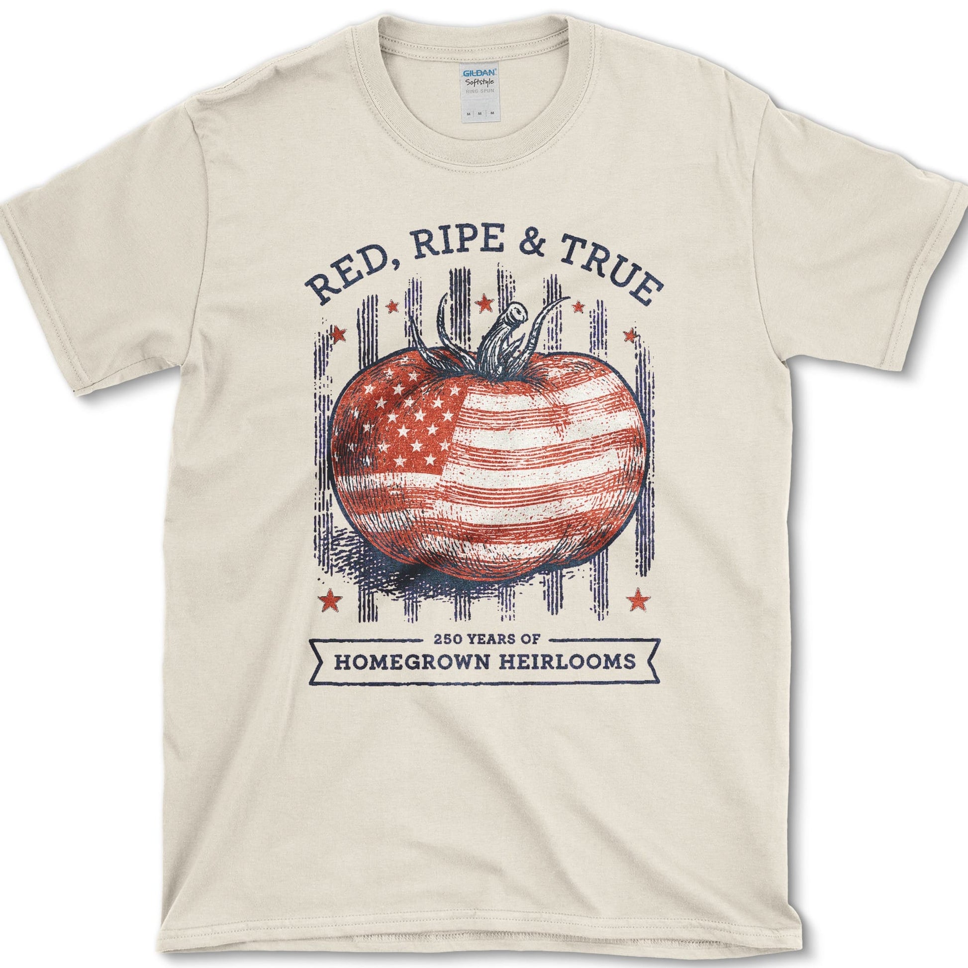 Red Ripe And True T-Shirt S / Natural Essential Tees