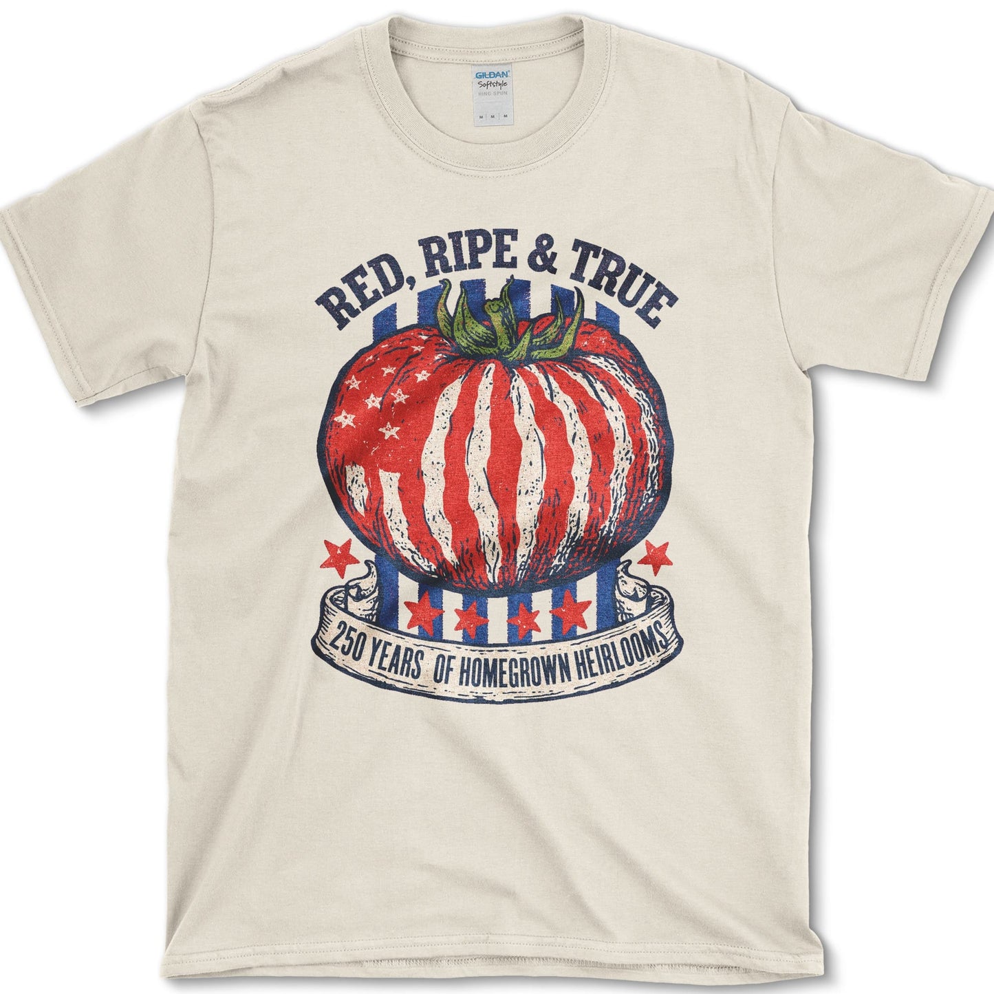 Red Ripe And True T-Shirt S / Natural Essential Tees