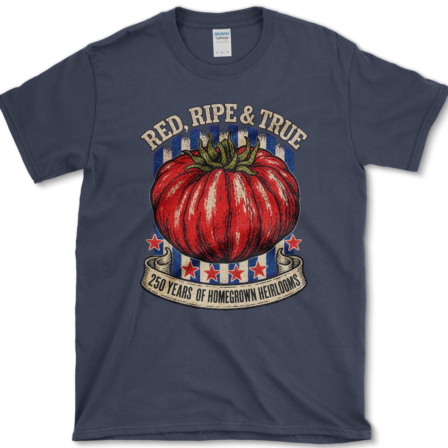 Red Ripe And True T-Shirt S / Navy Essential Tees