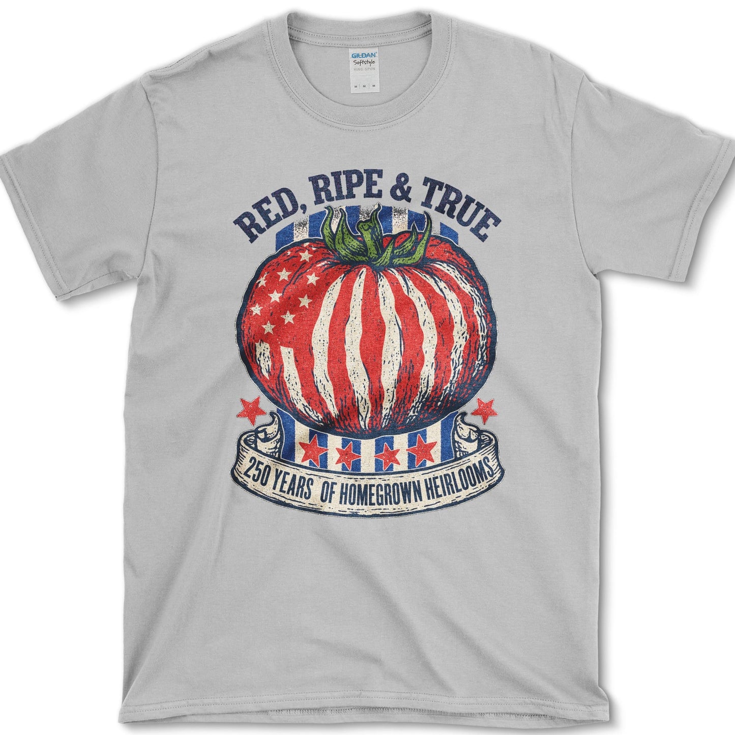 Red Ripe And True T-Shirt S / Sport Grey Essential Tees