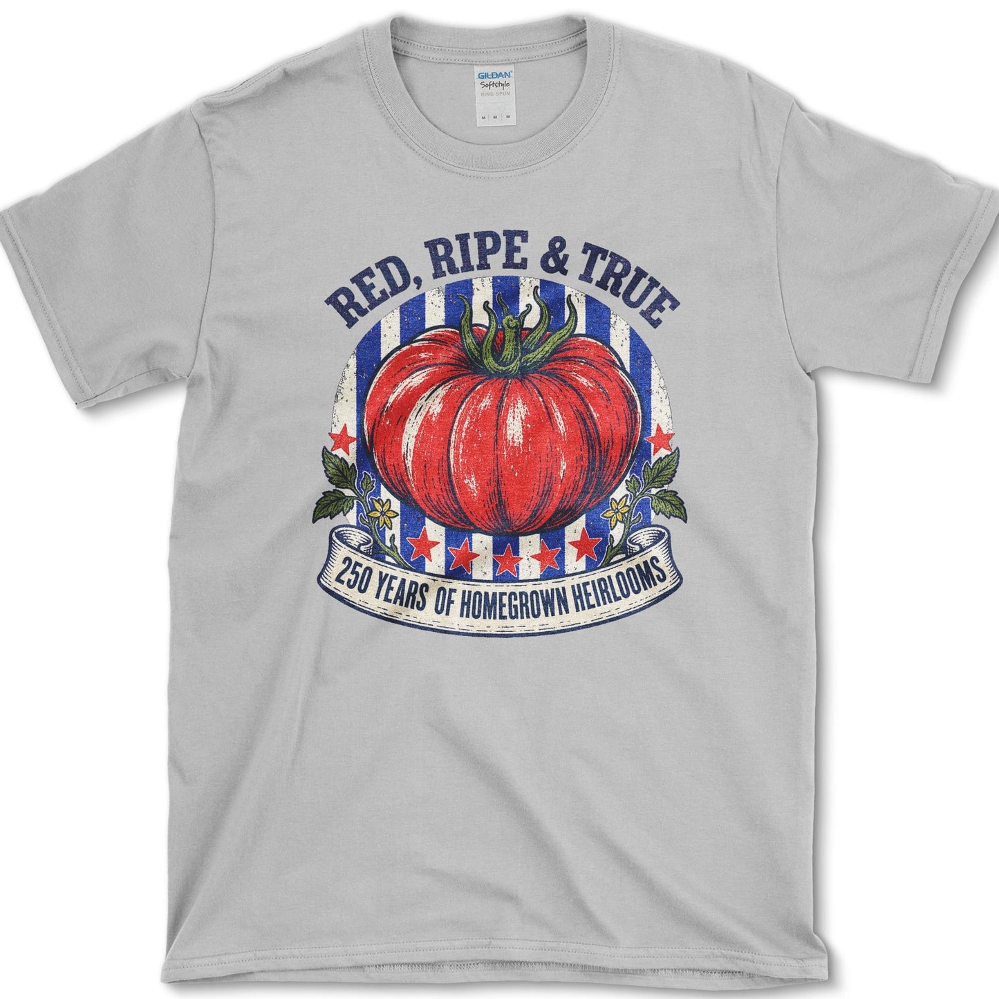 Red Ripe And True T-Shirt S / Sport Grey Essential Tees