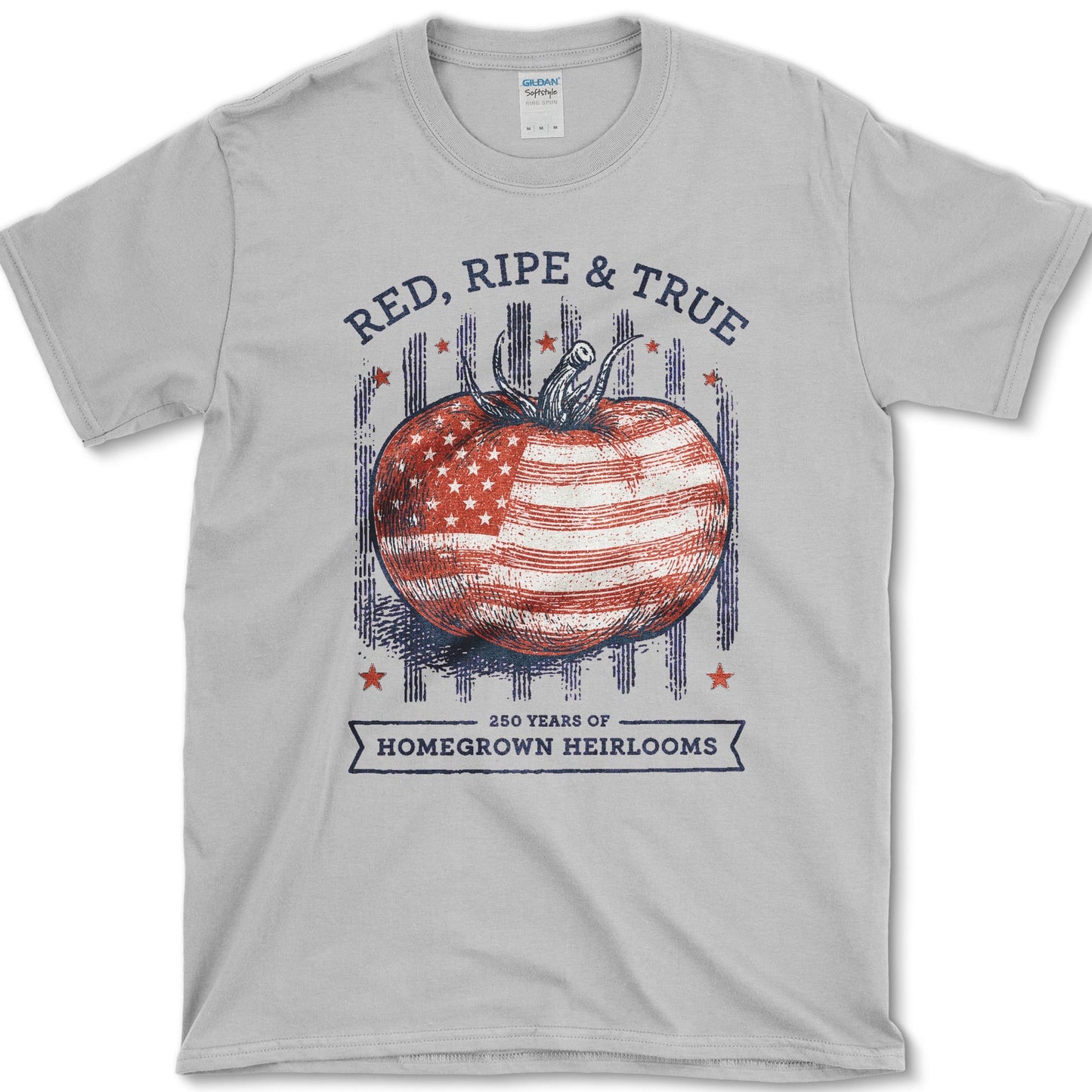 Red Ripe And True T-Shirt S / Sport Grey Essential Tees