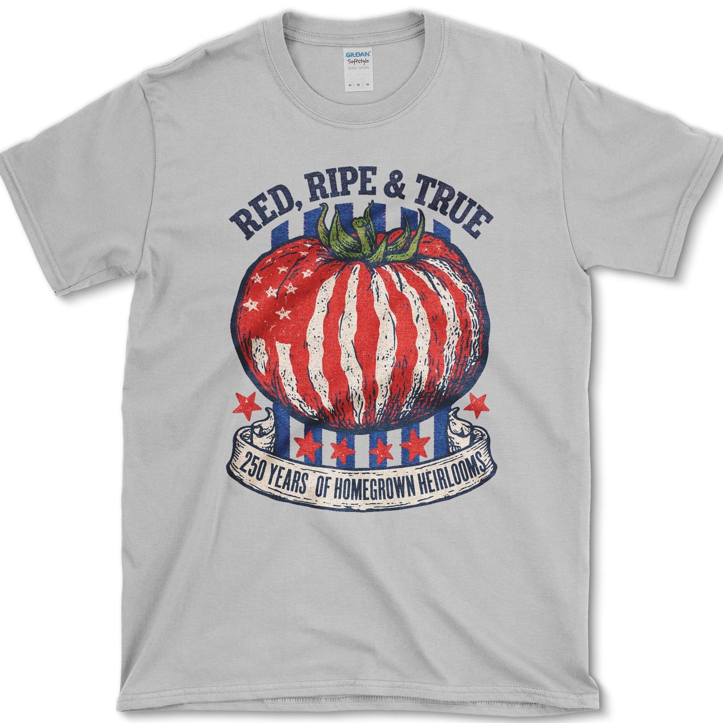 Red Ripe And True T-Shirt S / Sport Grey Essential Tees