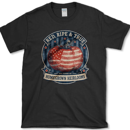 Red, Ripe & True T-Shirt S / Black Essential Tees