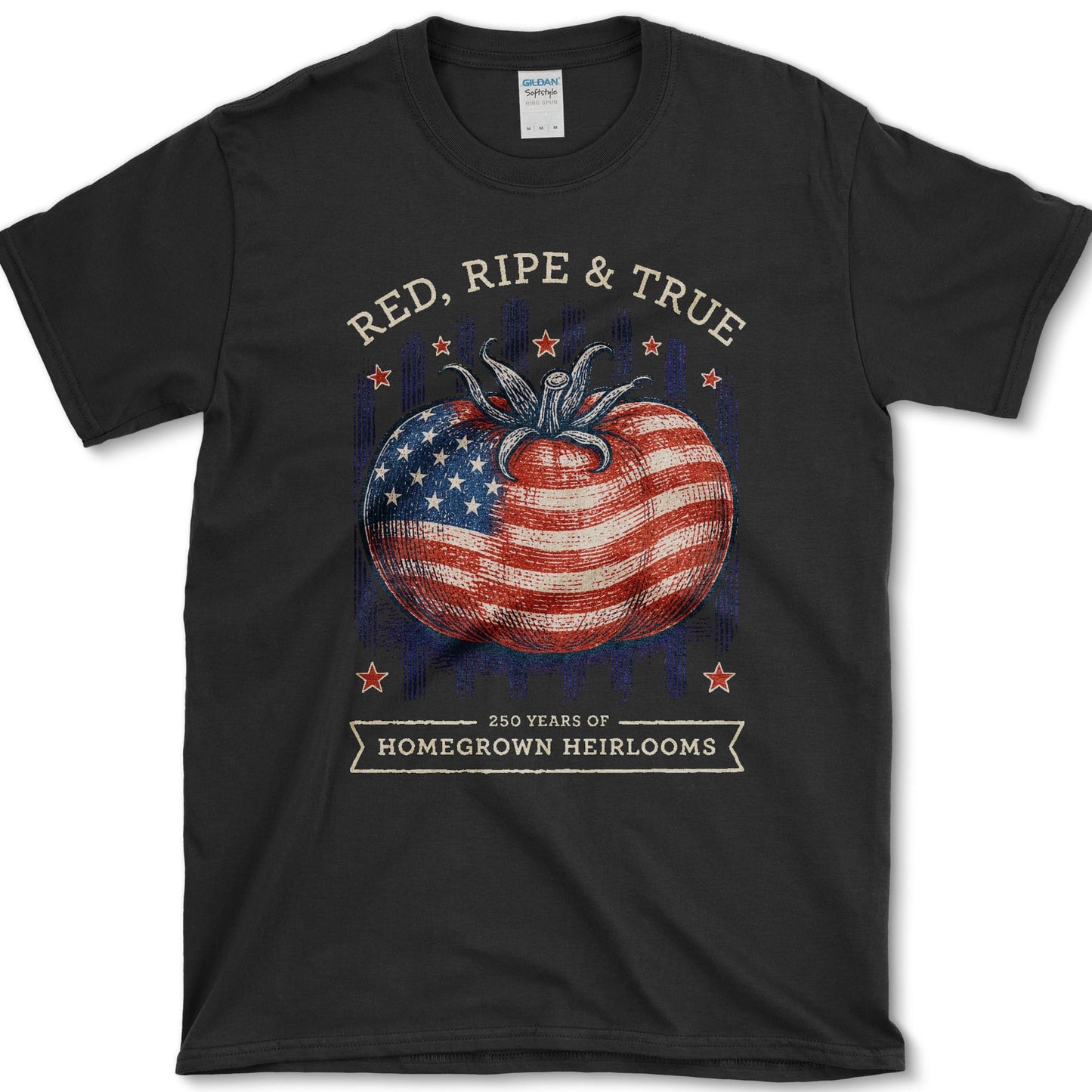 Red, Ripe & True T-Shirt S / Black Essential Tees