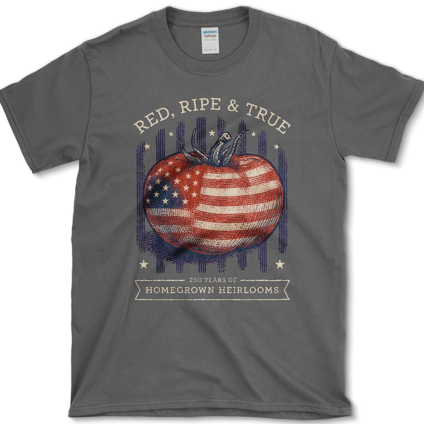 Red, Ripe & True T-Shirt S / Dark Heather Essential Tees