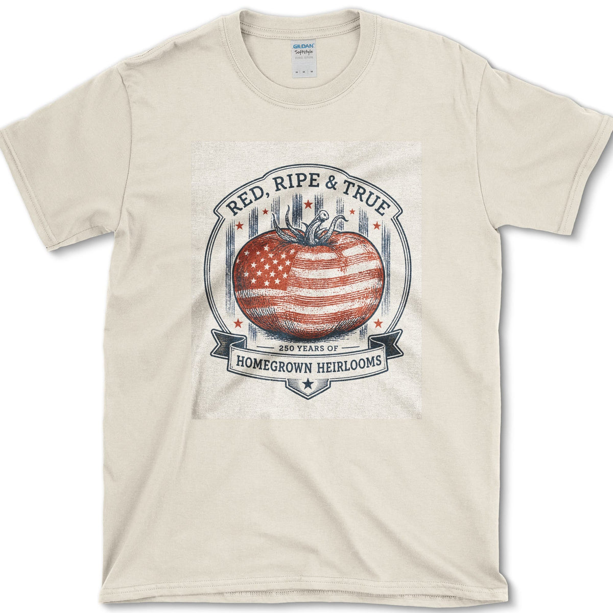 Red, Ripe & True T-Shirt S / Natural Essential Tees
