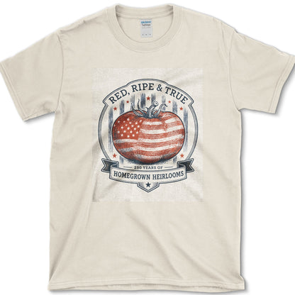 Red, Ripe & True T-Shirt S / Natural Essential Tees