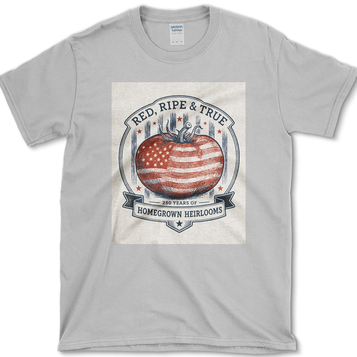 Red, Ripe & True T-Shirt S / Sport Grey Essential Tees