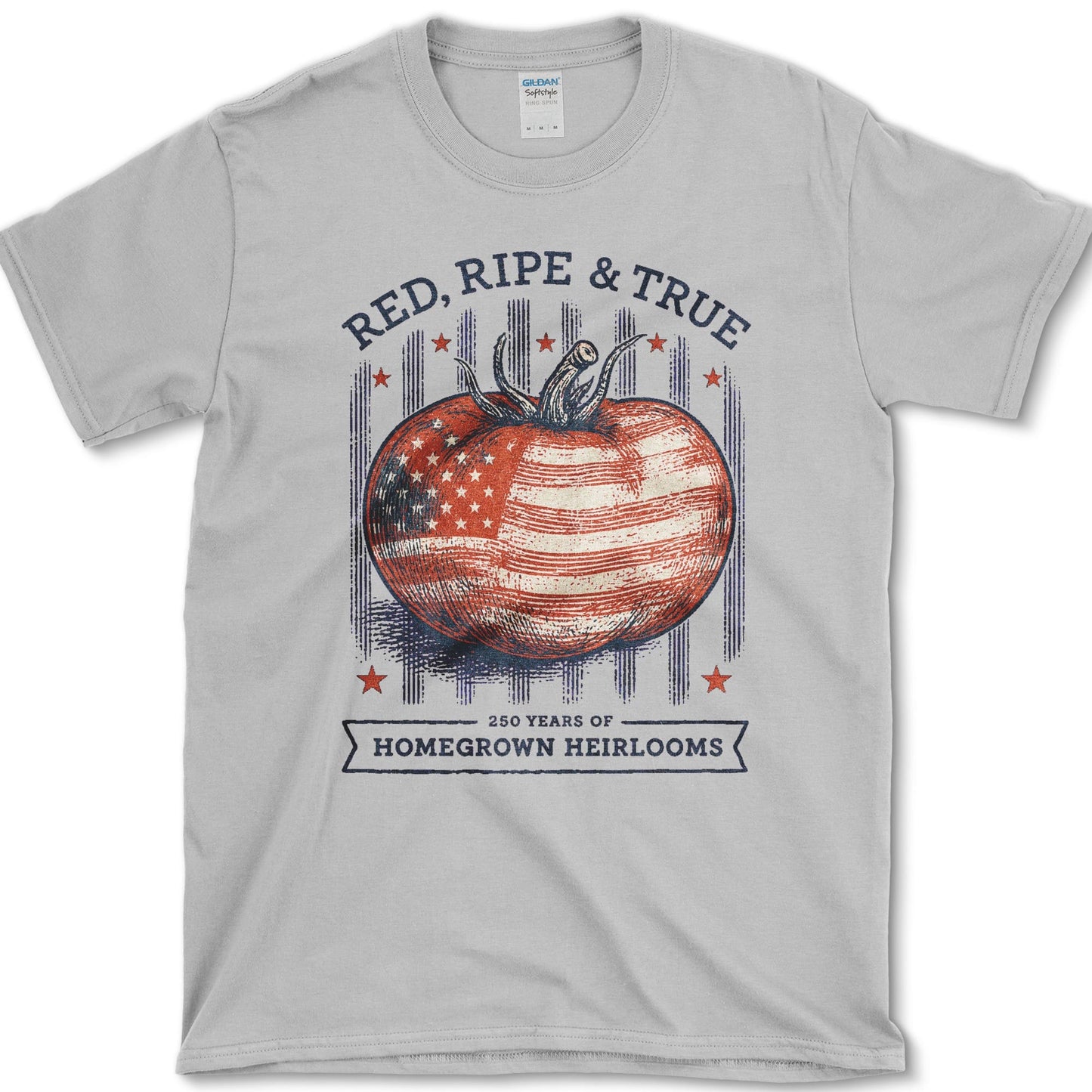 Red, Ripe & True T-Shirt S / Sport Grey Essential Tees
