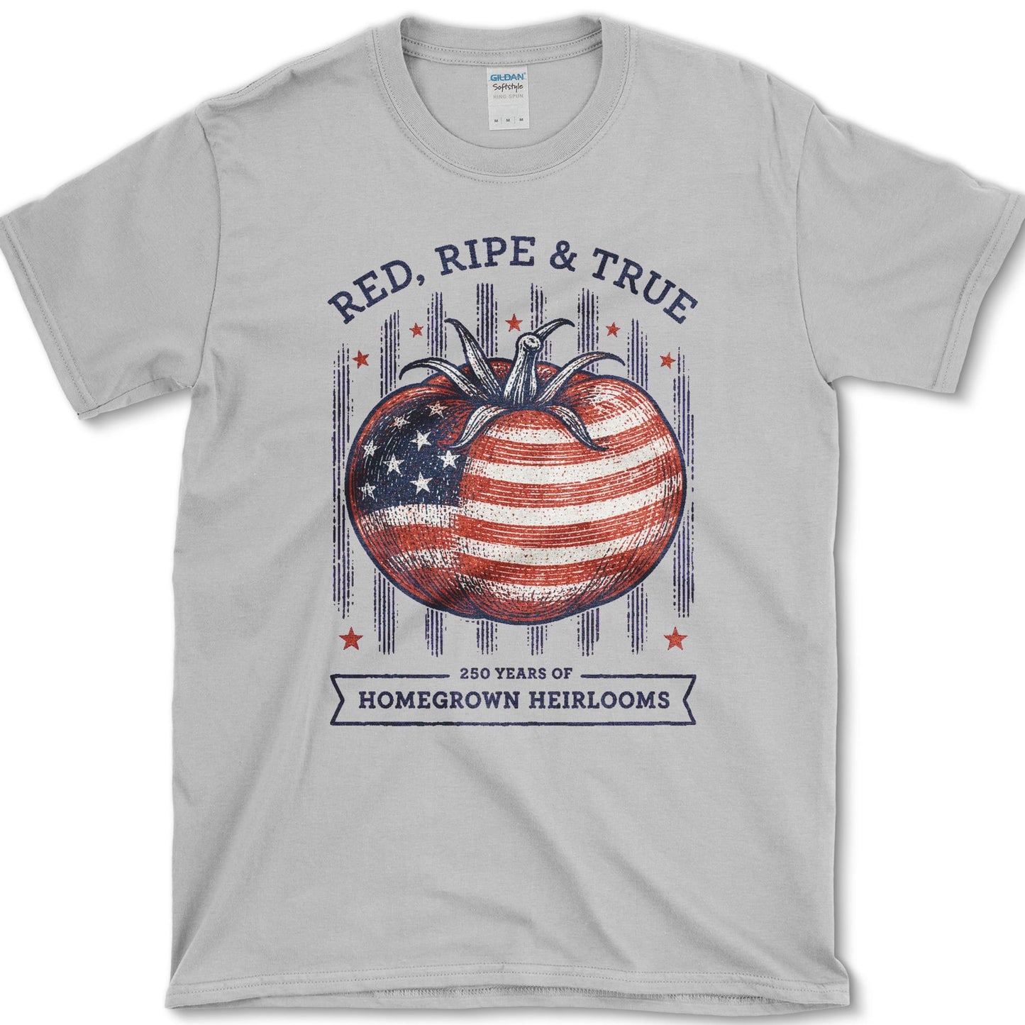 Red, Ripe & True T-Shirt S / Sport Grey Essential Tees