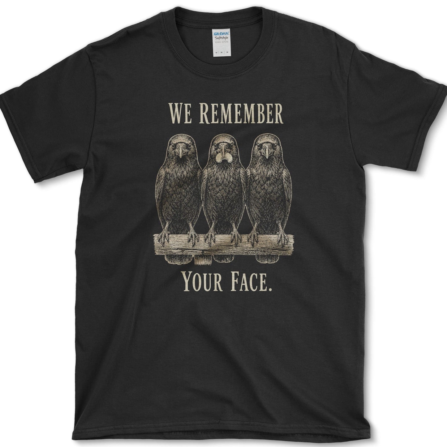 Remember Your Face T-Shirt Black / S Essential Tees