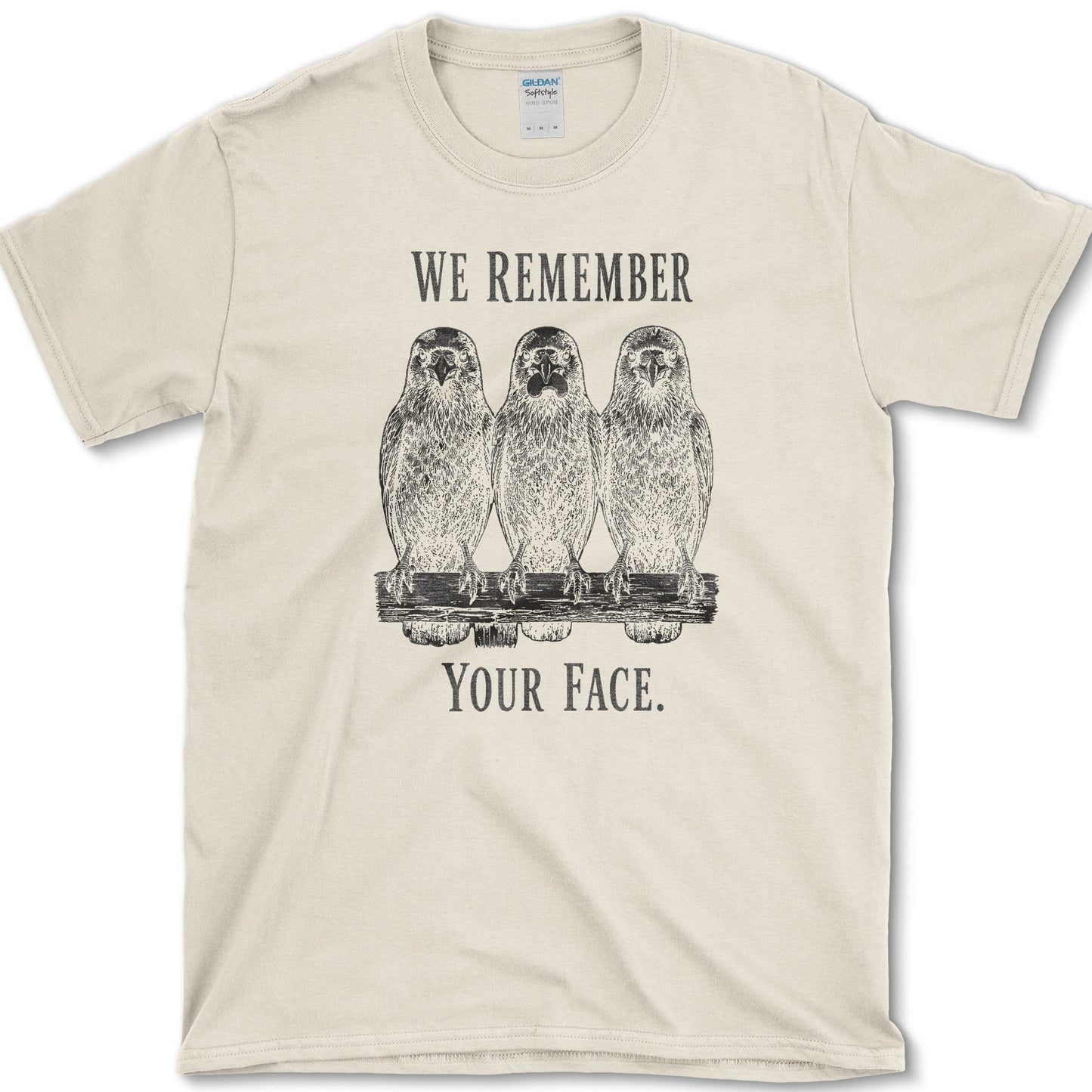 Remember Your Face T-Shirt Natural / S Essential Tees