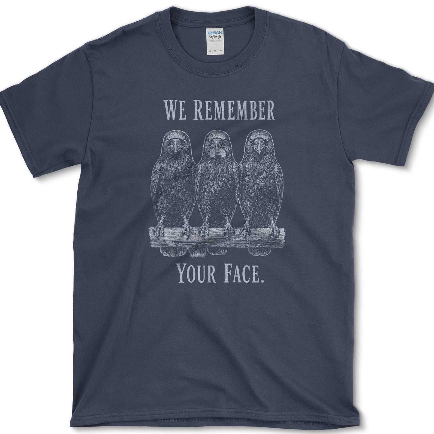 Remember Your Face T-Shirt Navy / S Essential Tees