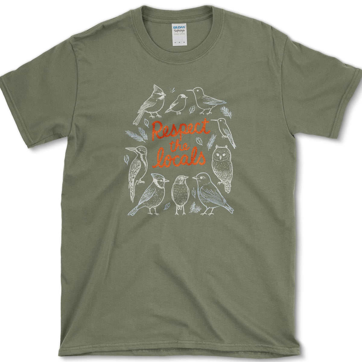 Respect The Locals T-Shirt S / Military Green Essential Tees