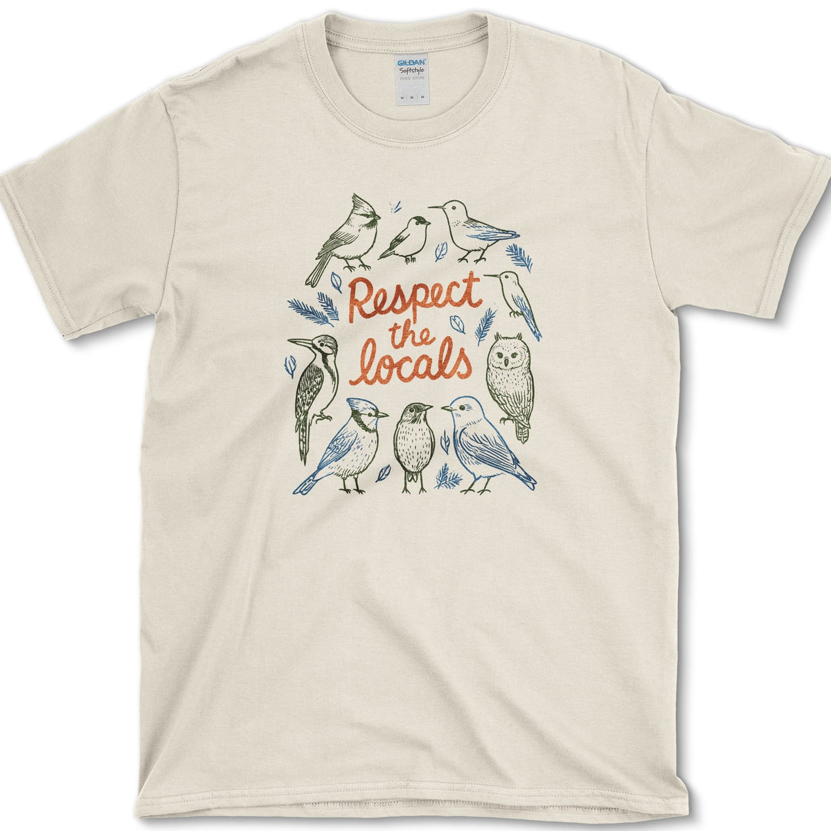 Respect The Locals T-Shirt S / Natural Essential Tees