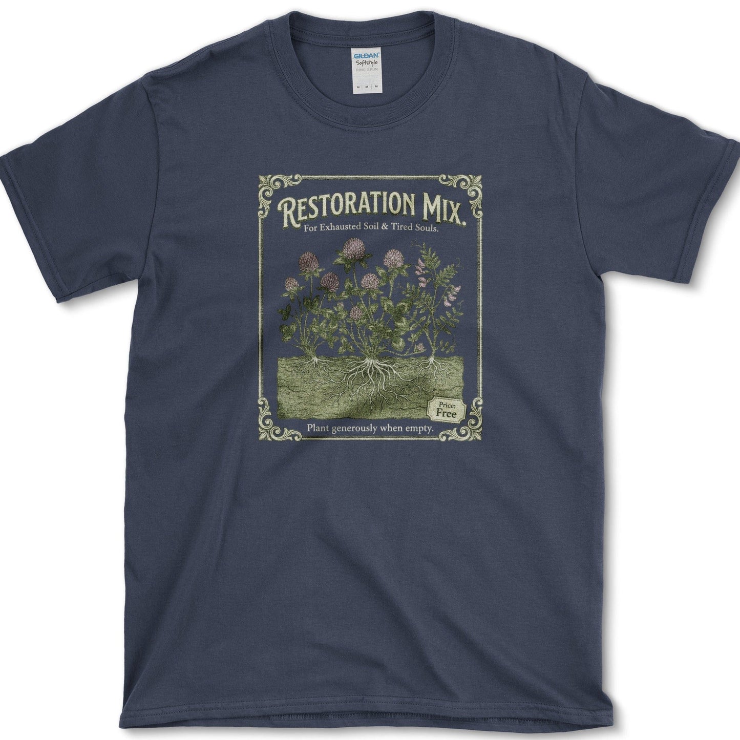 Restoration Mix T-Shirt Essential Tees / S / Navy Physical Item