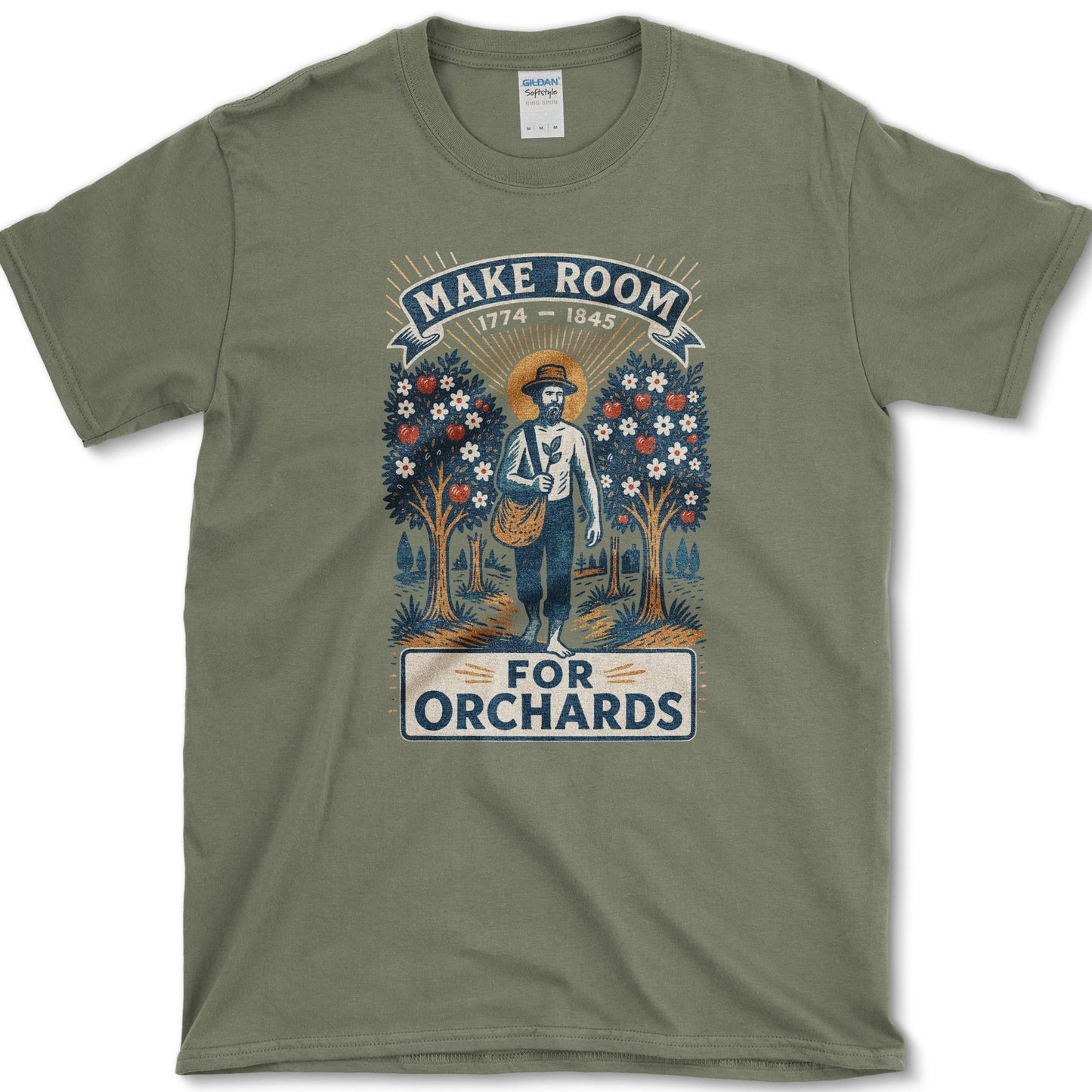 Room for Orchards T-Shirt S / Military Green Essential Tees