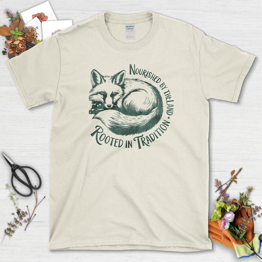 Rooted in Tradition T-Shirt T-Shirts / S / Natural Physical Item